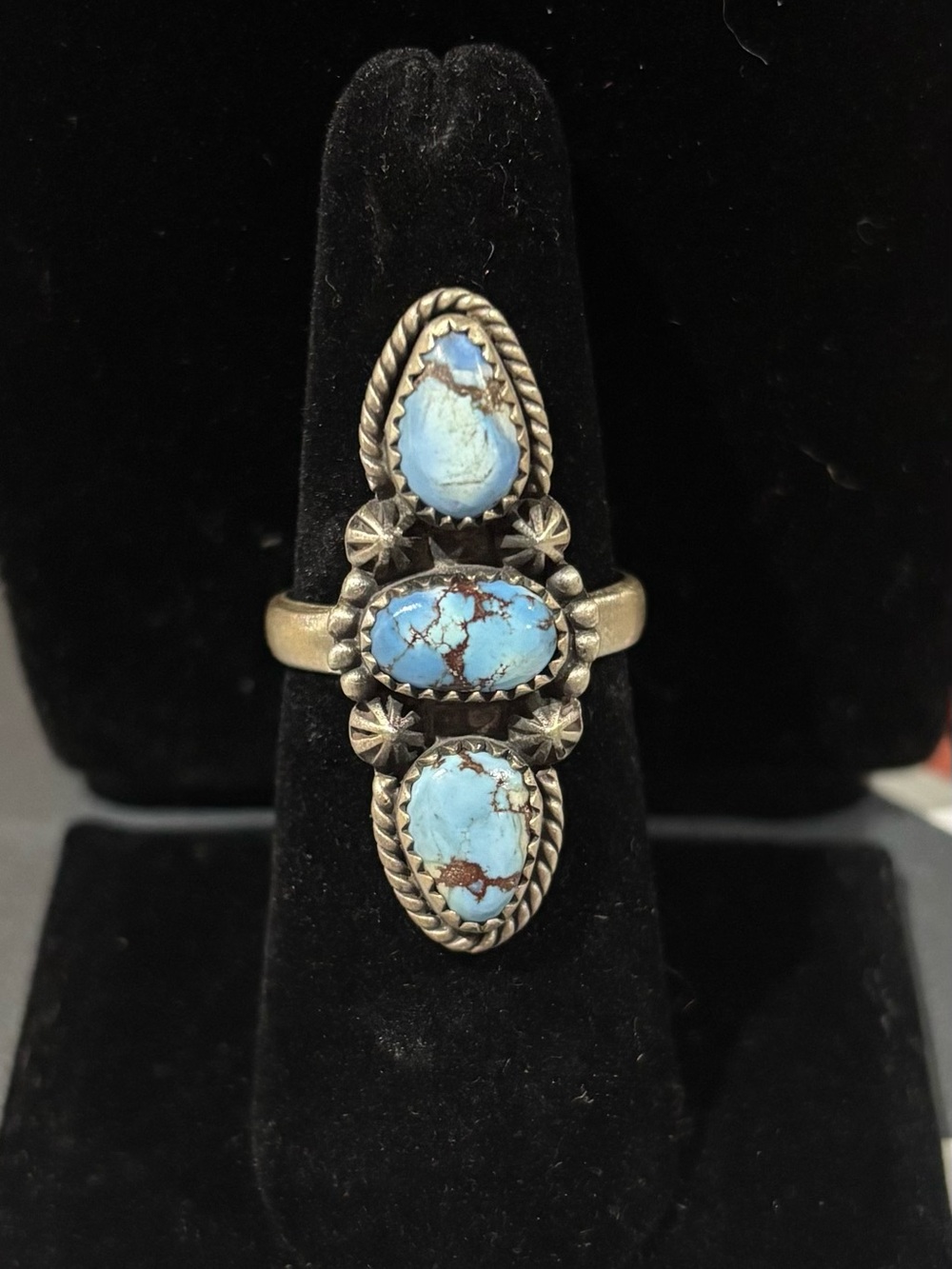 Navajo SS Golden Hill Ring